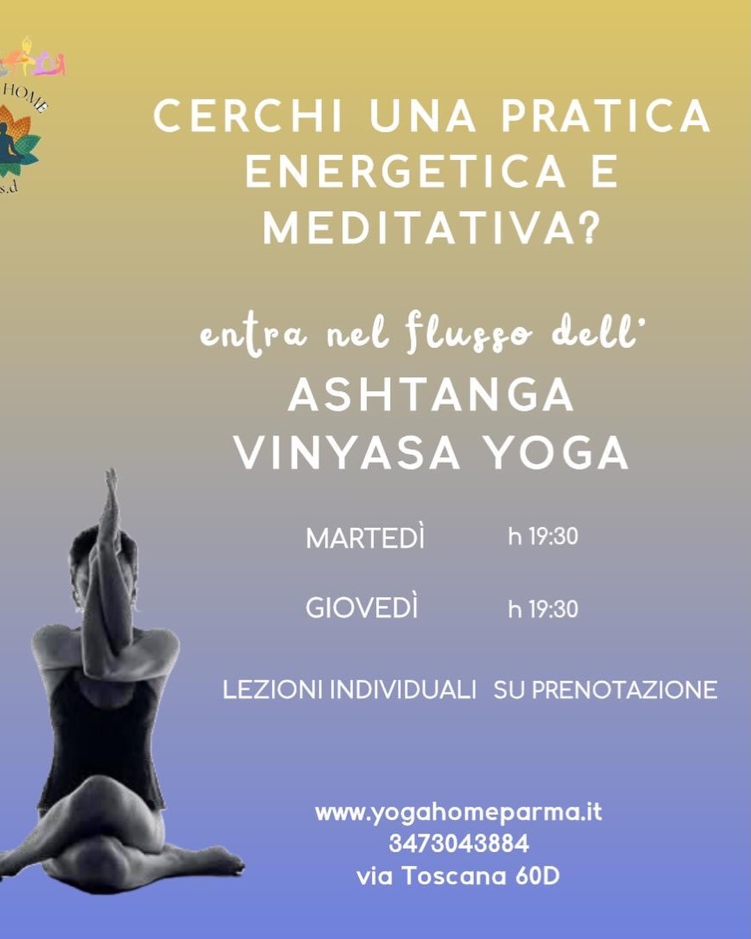Corsi per principianti e avanzati  #ashtangavinyasaparma #yogaaparma #yogahomeparma